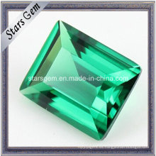 Piedra sintética verde esmeralda floja Nano Spinel